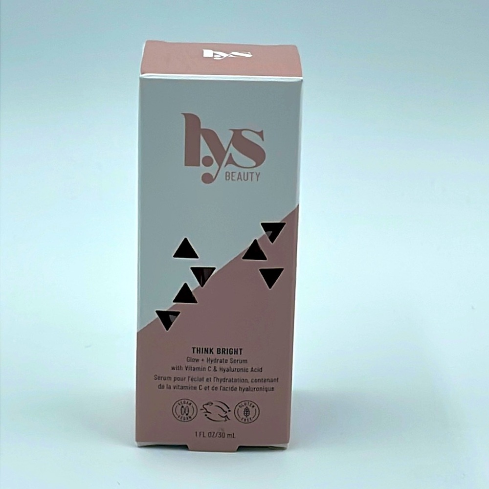 LYS Beauty Think Bright Glow + Hydrate Serum (NWT)